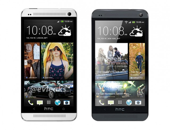 Das HTC One in schwarz und silber
